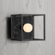 Buster + Punch vegglampe Caged Wall small, marmor svart