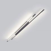 Helestra LED-taklampe LEDA, titangrå, 150 cm, dimbar