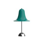 VERPAN LED-batteridrevet bordlampe Pantop, mørk blågrønn, IP44