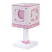 Bordlampe for barn Moonlight Pink, G4, bredde 14 cm
