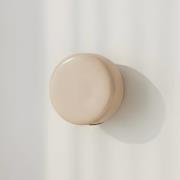 Vegglampe BonBon, beige, Ø 16 cm, glass