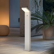 Arcchio LED-gatelampe Yolena, sensor, 100 cm, hvit, IP54