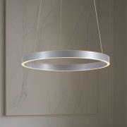Lucande LED-hengelampe Yonam, Ø 60 cm, 1 lyskilde, aluminium, CCT