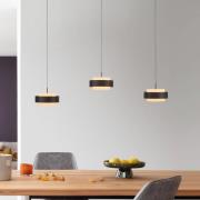 Schöner Wohnen LED-hengelampe Elmo, svart, 3 lyskilder, 3000 K