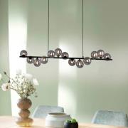 Schöner Wohnen hengelampe Dubai, røkt glass, 13-fl., G9