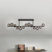 Schöner Wohnen Taklampe Dubai, røkt glass, 13-fl., G9