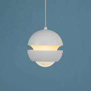 SCHÖNER WOHNEN LED-hengelampe Lini, hvit, 1 lyskilde, 3.000 K