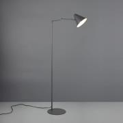 Gulvlampe Cosima, antrasitt, høyde 126 cm, metall
