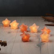 Lyslenke Lysende krystaller Stjerne, Saltkrystaller rav