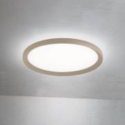 LED-taklampe Kant, Ø 40 cm khaki, CCT metall/plast