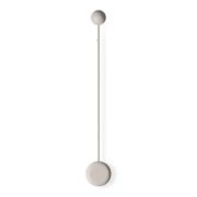 Vibia Pin 1692 LED-vegglampe, 70 cm, kremfarget
