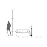 KARE Gulvlampe Sugar, flerfarget, glass, 150 cm, G9