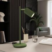 Bordlampe ALORA, høyde 43 cm, olivengrønn, metall, GU10