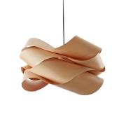 LZF hengelampe, bøk/nikkelfarget, Ø 46 cm, tre