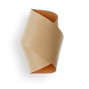 LZF vegglampe Orbit, bøkfarget, bredde 19 cm, tre