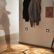 Paulmann LED-sensor-innfelt vegglampe Edge Quadro svart 8 cm