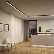 Paulmann lyslist Linion, svart 1 m Master ZigBee-transformator