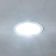 OSRAM LED-innfelt taklampe SLIM, Ø 12 cm, 6500 K, hvit