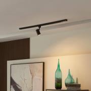 Prios skinnespotlight Jorell, svart, 1 lyskilde, GU10, metall