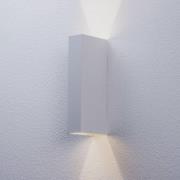 Arcchio utendørs LED-vegglampe Brinja, hvit, metall, IP65