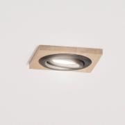 Tobby innfelt taklampe, 10 x 10 cm, sett med 3 stk. eik GU10