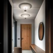 LED-taklampe Stilo_S, svart, Ø 55 cm