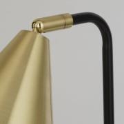 Bordlampe Rivan, svart/gull, metall, 41 cm, E14