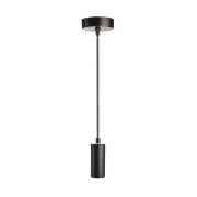 LED-hengelampe Lucea 6, svart, aluminium, 2700 K