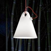 Martinelli Luce utendørs pendellampe Trilly, stikkontakt, Ø 27 cm