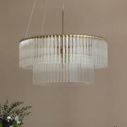 Globen Lighting hengelampe HOOK 60, glass, gjennomsiktig