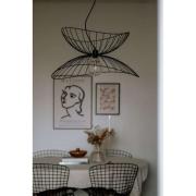 Globen Lighting pendellampe RAY, svart, Ø 70 cm