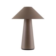Globen Lighting batteridrevet bordlampe Cannes, brun, 26 cm, IP44