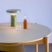 HÜBSCH LED-batteridrevet bordlampe BringMe Mini, grønn, høyde 20 cm