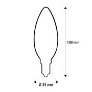 Segula LED Elegant Line E14 3W Stearinlys 2700 K Glødetråd dimbar