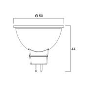 LED-pære SUPERIA RETRO GU5.3 MR16 6 W 840 621 lm 36°