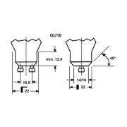 LED-pære SUPERIA RETRO ES50, GU10 4,8W 930 450lm dimbar