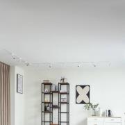 Skinne system 48V Lumaro, spot, 9 lyskilder, hvit, Ø4cm, 13 cm