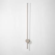 LED-vegglampe Orla M, sand, aluminium, høyde 97 cm