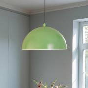 Hengelampe Kure, mintgrønn, metall, Ø 60 cm, E27