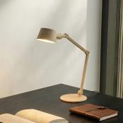 Lucande bordlampe Silka, 93 cm, beige, justerbar, E27