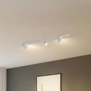 Lindby skinnesystem Linaro, sett med 3 Brinja, LED, hvit