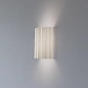 Vegglampe Aria, ecru, mikrofiber, E27