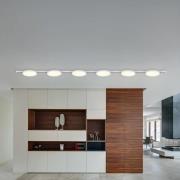 Skinne sett DUOline Camillus, hvit, 3 m, 6 lyskilder 2-fase