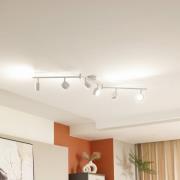 Lindby taklampe Jyla, 6 lyskilder, matt hvit