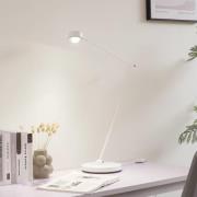 Lindby gulvlampe Jyla, 88 cm, matt hvit, GX53, fleksibel