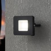Utendørs LED-spot Faedo 3 i svart, 20 W