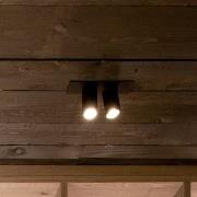 WEVER & DUCRÉ LED innfelt spot Ceno 1.0 svart 927 bladfjær