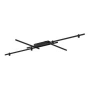 WEVER & DUCRÉ LED-taklampe Trace Grid 2.0 svart 927