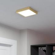 LED-panel for utenpåliggende montering Fueva 5 IP20 830 messing 21x21c...