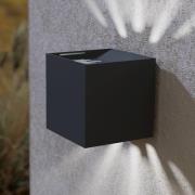 LED-vegglampe Calpino 2, svart